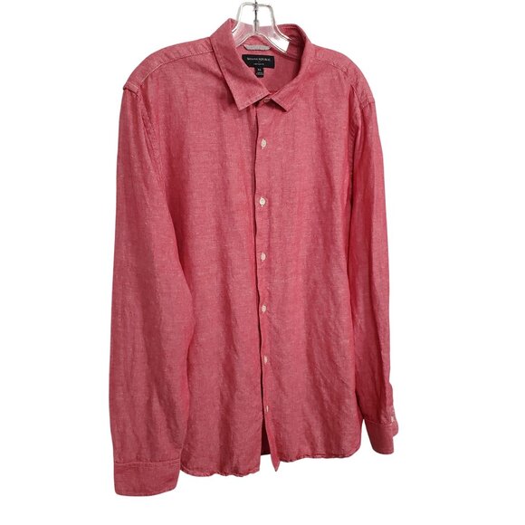 Banana Republic Other - Banana Republic Mens XL Shirt Linen Slim Fit Button Up Lightweight Casual Wear